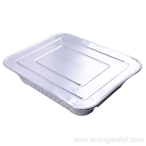 Half size rectangle aluminium foil pan